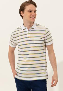 Erkek Beyaz Polo Yaka Tişört - 50249273010