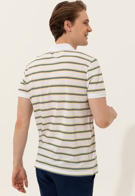 Erkek Beyaz Polo Yaka Tişört - 50249273010