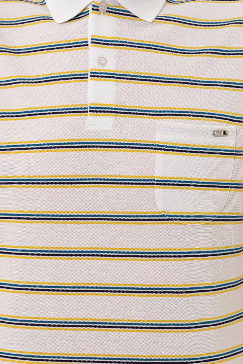 Erkek Beyaz Polo Yaka Tişört - 50249273010