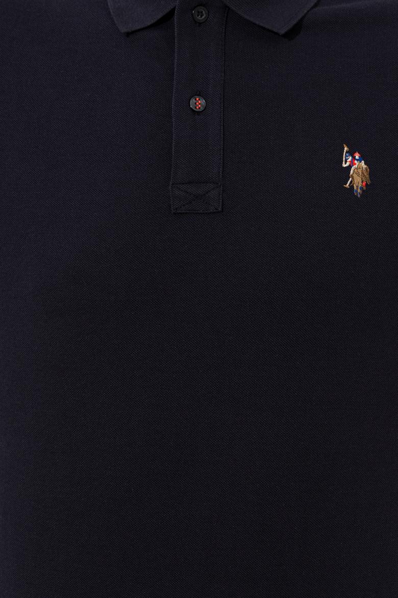 Erkek Koyu Lacivert Basic Tişört - 50248556120