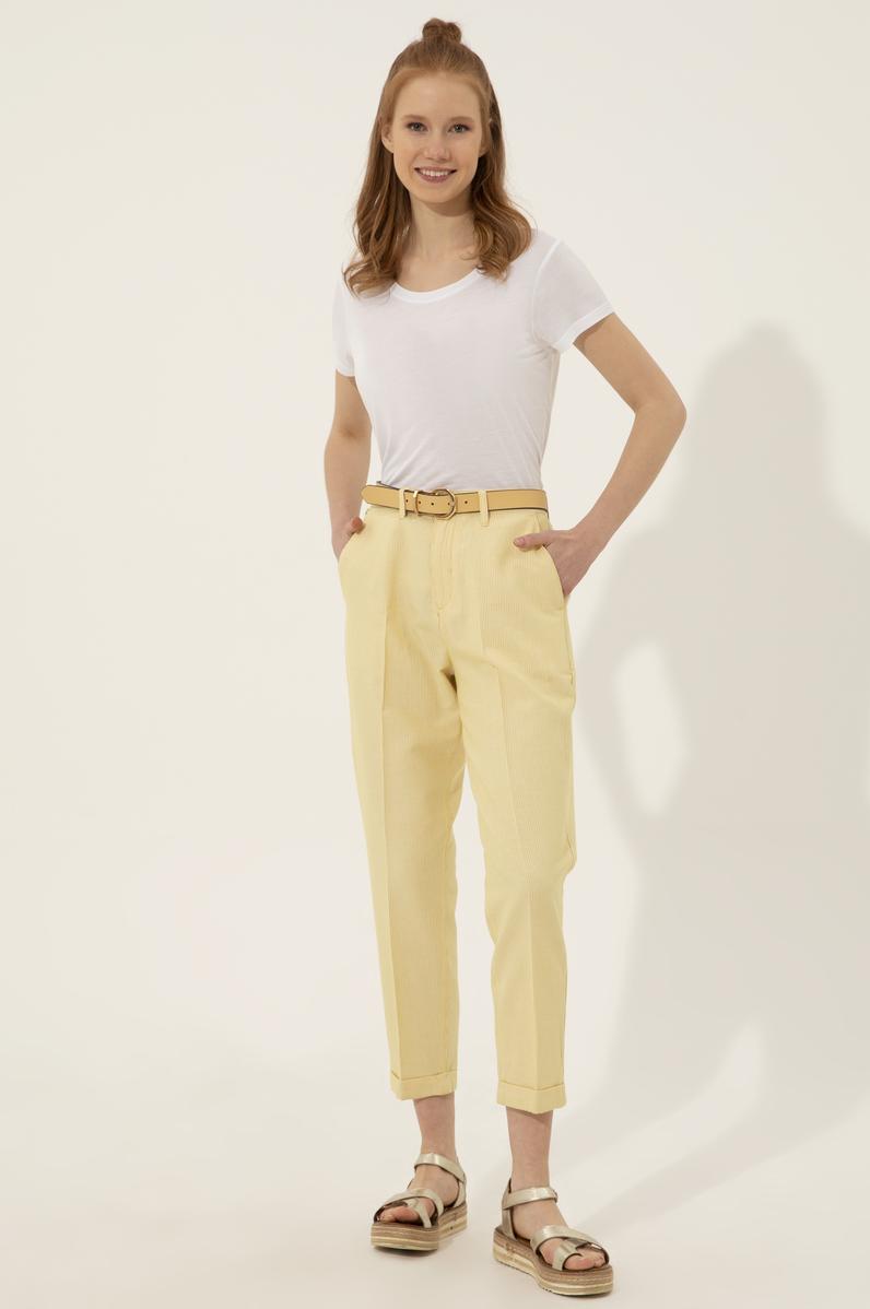 Kadın Safran Pantolon