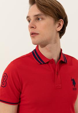 Erkek Kırmızı Basic Tişört - 50249145088