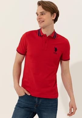 Erkek Kırmızı Basic Tişört - 50249145088