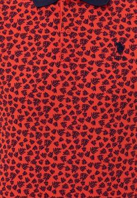 Erkek Kırmızı Polo Yaka Tişört - 50247737032