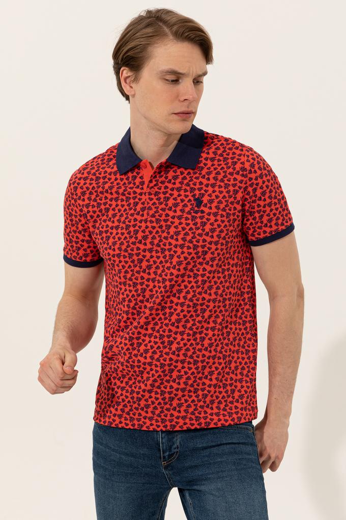 Erkek Kırmızı Polo Yaka Tişört