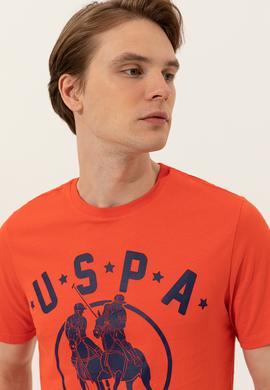 Erkek Kırmızı Bisiklet Yaka T-Shirt - 50249980039