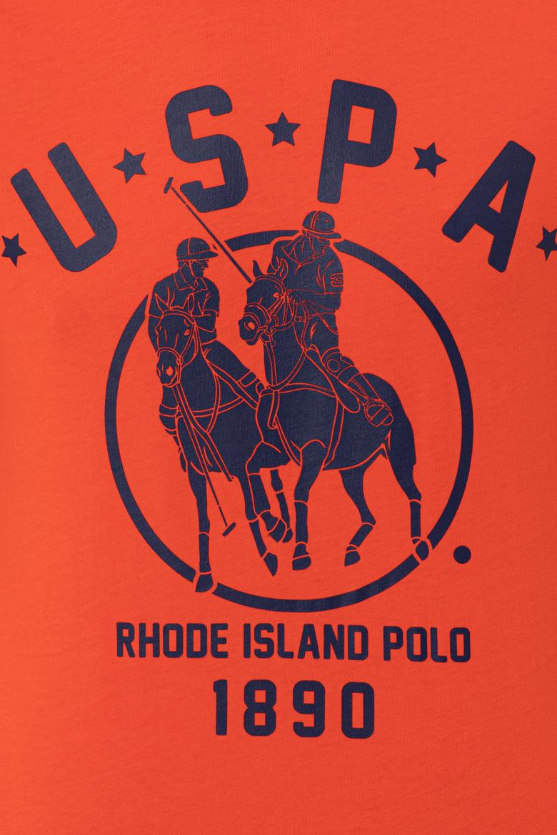 Erkek Kırmızı Bisiklet Yaka T-Shirt - 50249980039