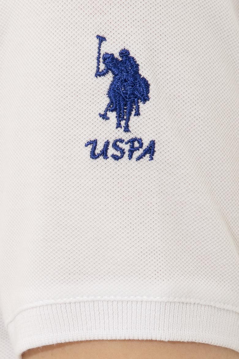 Kadın Mavi Polo Yaka Tişört - 50248442002