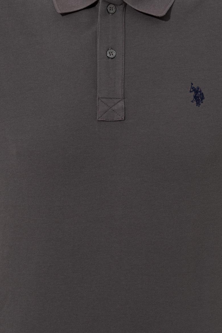 Erkek Antrasit Basic Polo Yaka Tişört - 50249149412