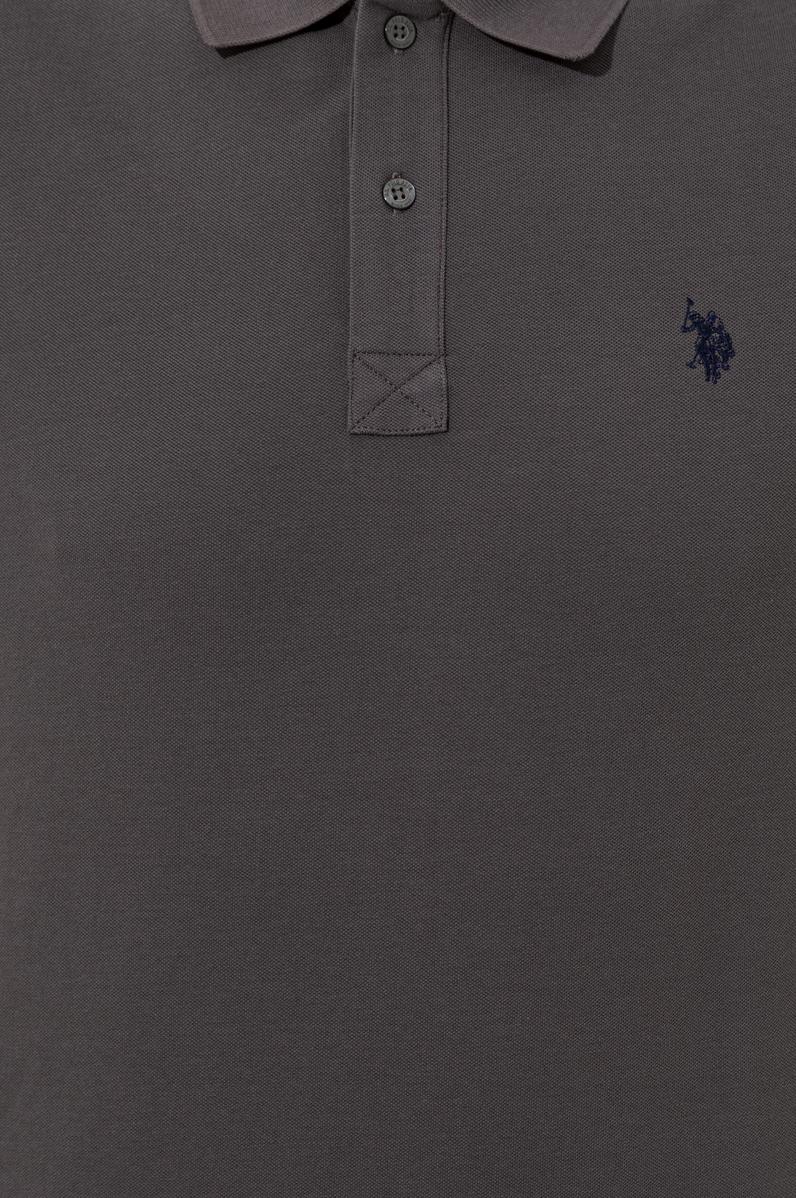 Erkek Antrasit Basic Polo Yaka Tişört