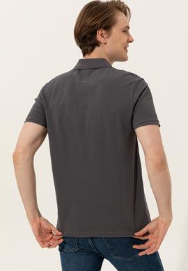 Erkek Antrasit Basic Polo Yaka Tişört - 50249149412