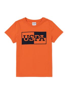 Erkek Çocuk Turuncu Bisiklet Yaka Tişört - 50247351091