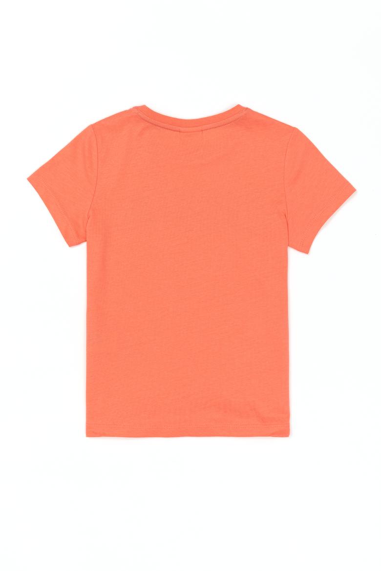 Çocuk Nar Çiçeği Bisiklet Yaka Tişört - 50251963007