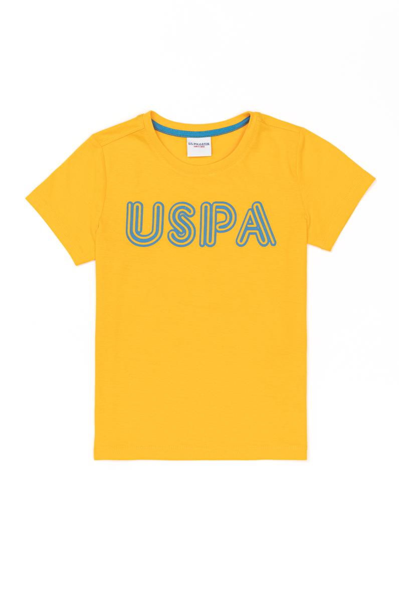 Çocuk Sarı Bisiklet Yaka Tişört