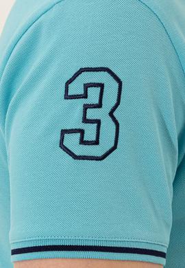 Erkek Turkuaz Basic Polo Yaka Tişört - 50249145068