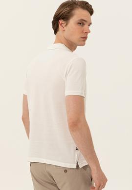 Erkek Ekru Basic Tişört - 50249153060