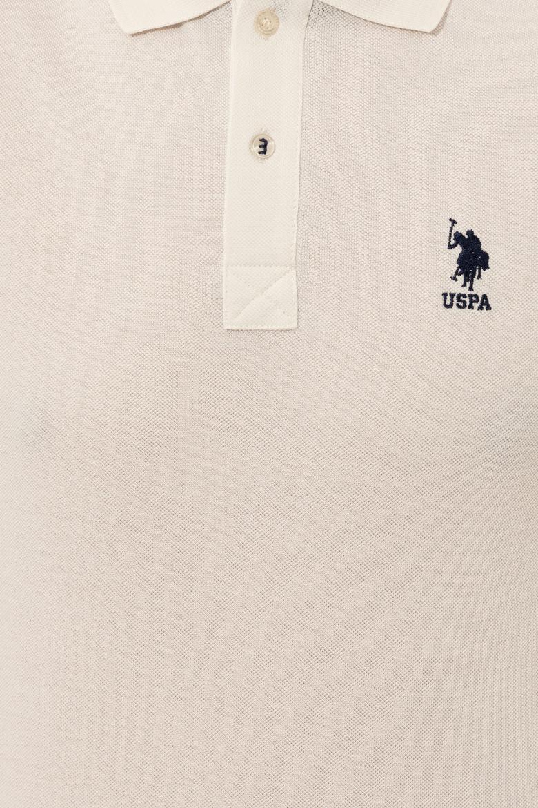 Erkek Ekru Basic Tişört - 50249153060