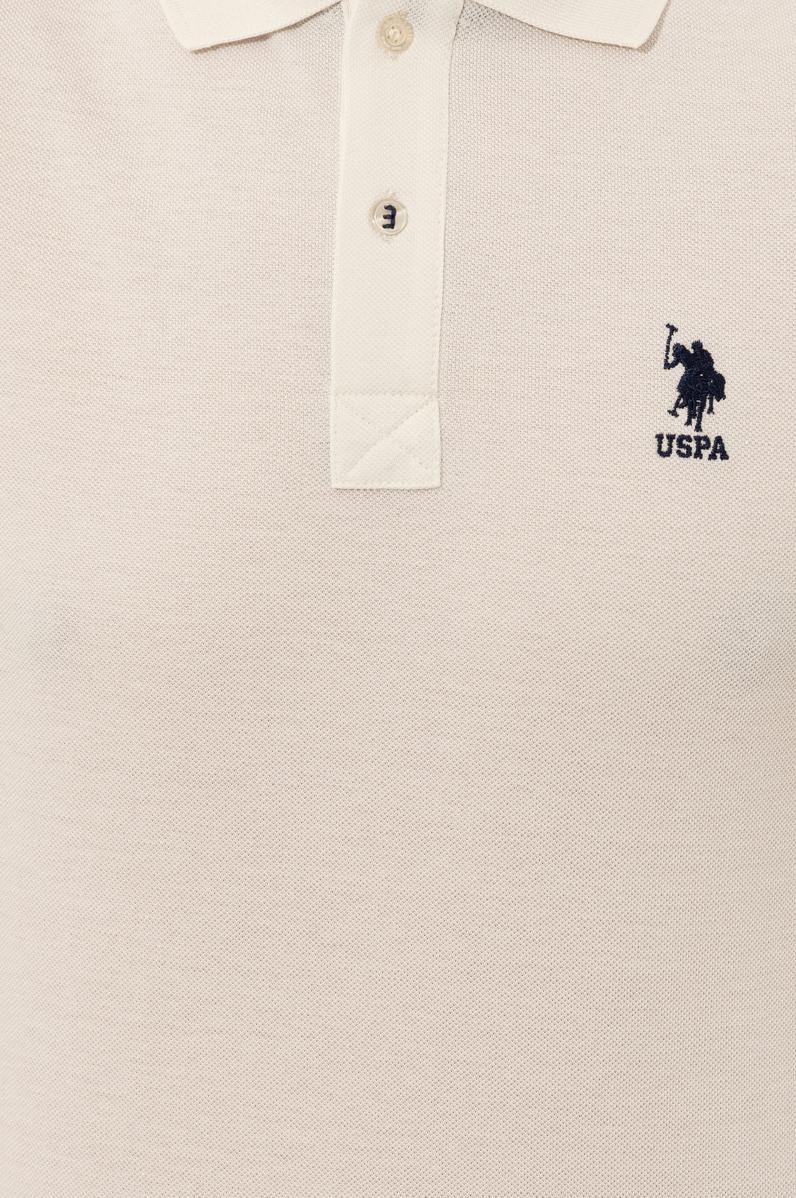 Erkek Ekru Basic Tişört