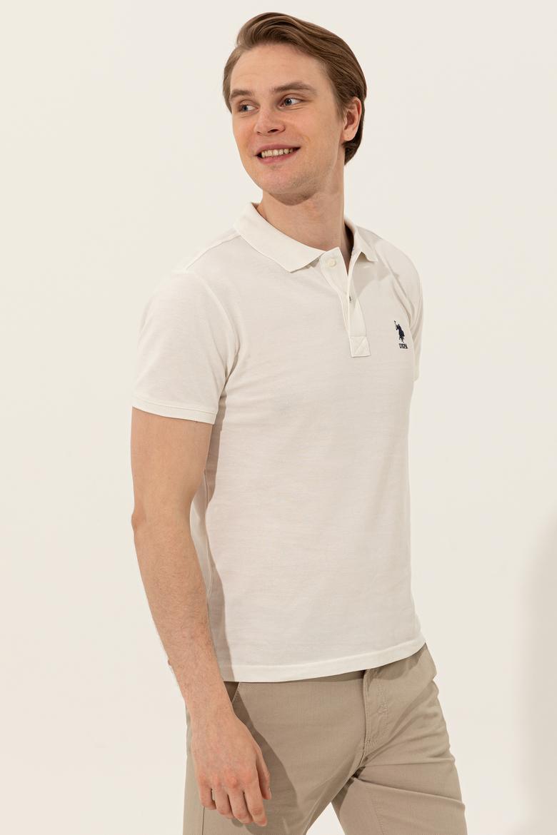 Erkek Ekru Basic Tişört - 50249153060