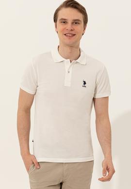 Erkek Ekru Basic Tişört - 50249153060