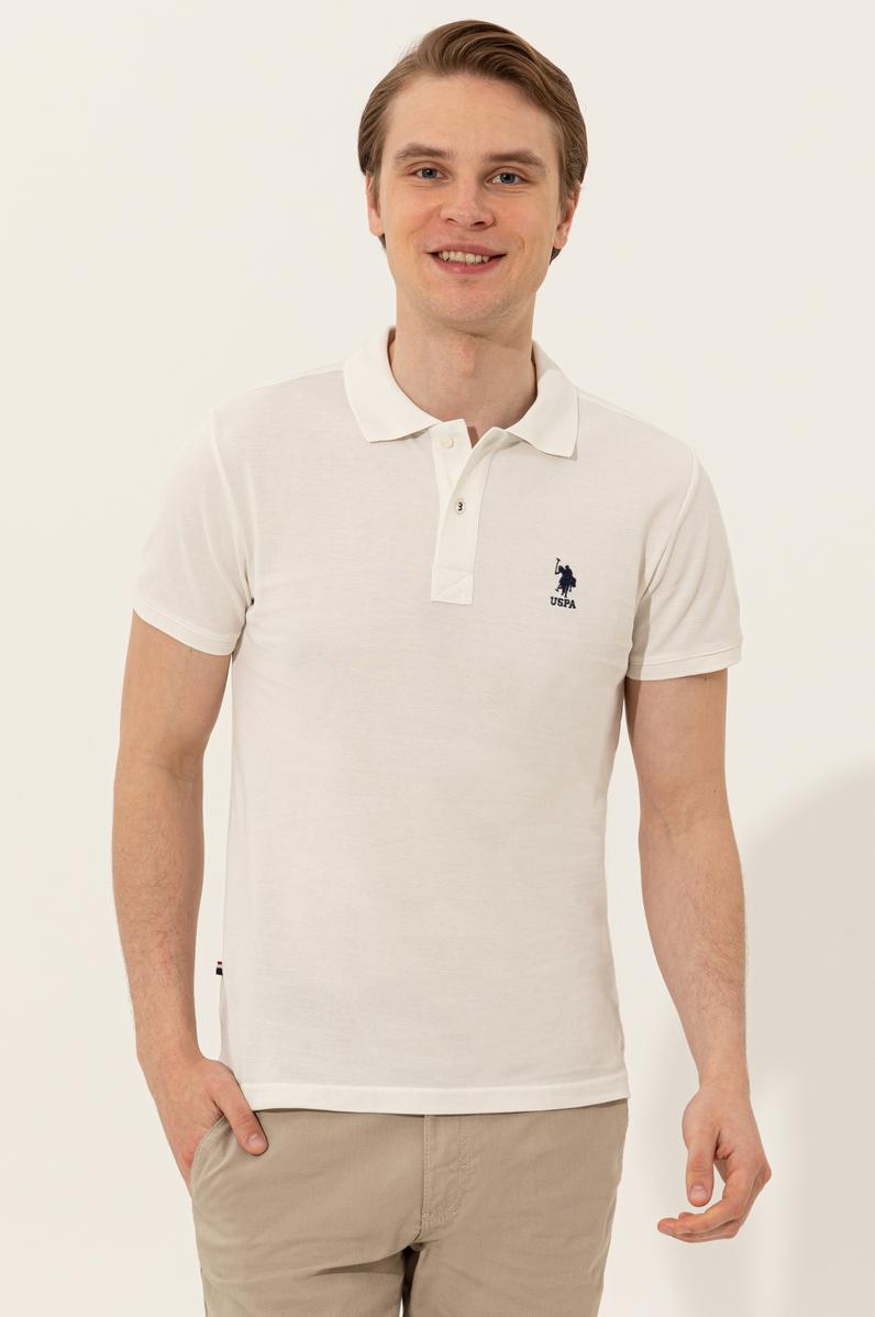 Erkek Ekru Basic Tişört