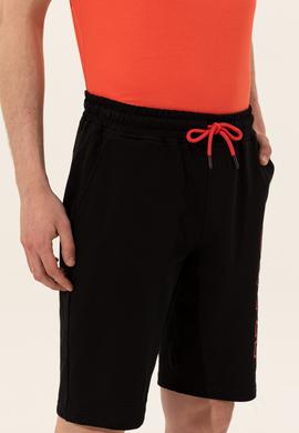 Erkek Siyah Örme Şort - 50251757013