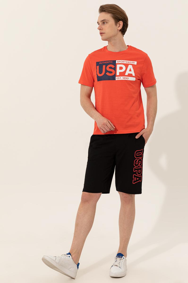 Erkek Siyah Örme Şort