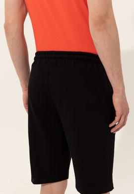 Erkek Siyah Örme Şort - 50251757013