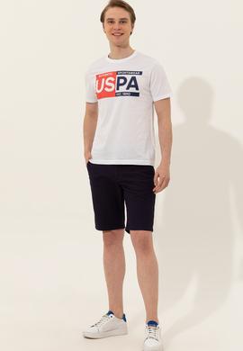 Erkek Beyaz Bisiklet Yaka Tişört - 50246120010