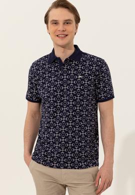 Erkek Lacivert Polo Yaka T-Shirt - 50249169020