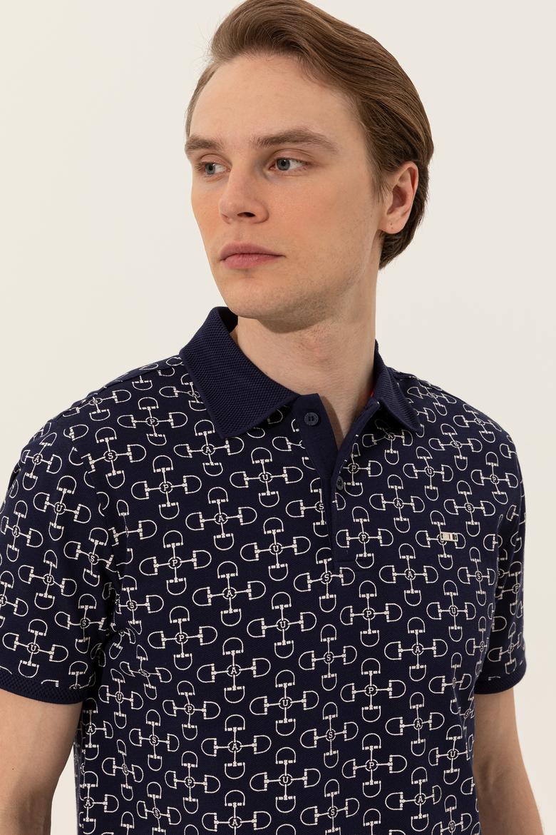 Erkek Lacivert Polo Yaka T-Shirt - 50249169020