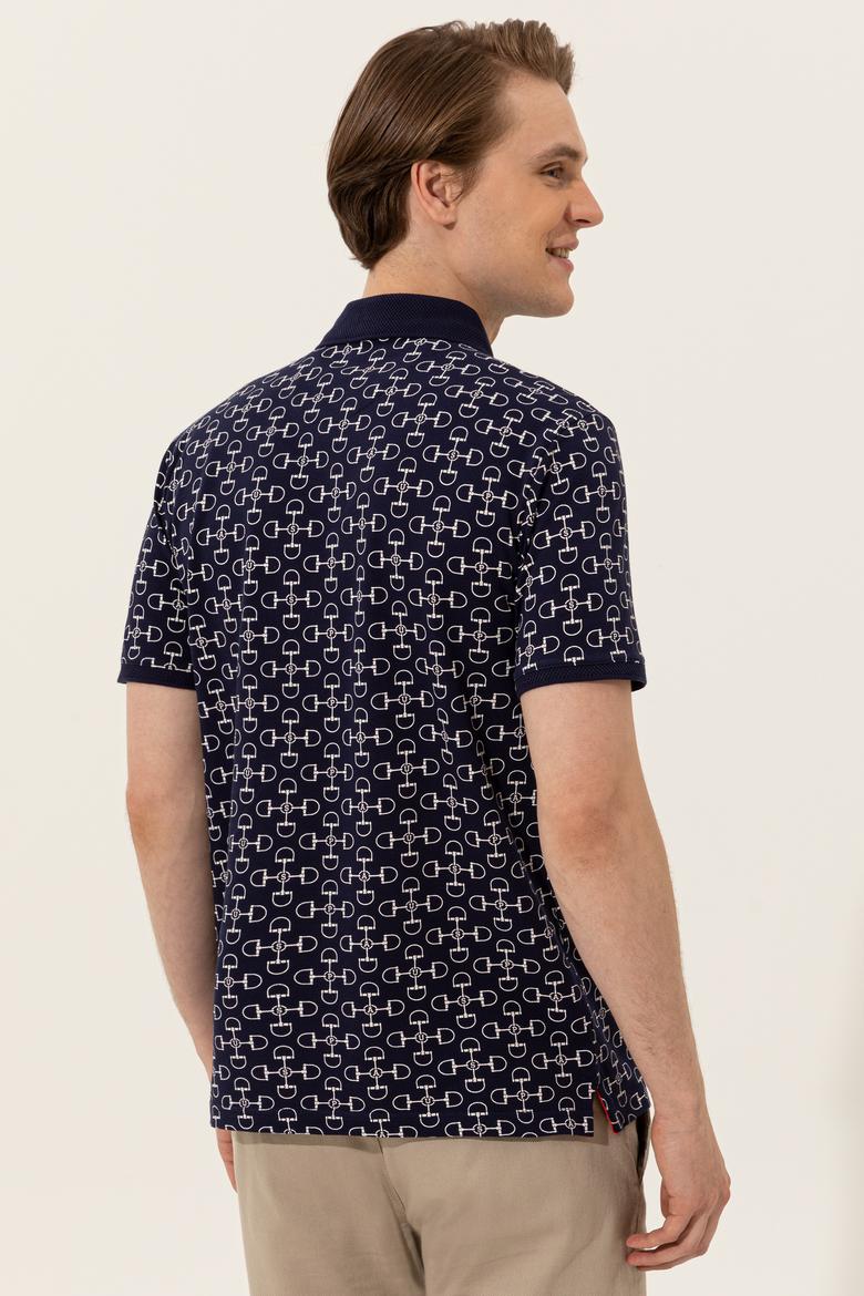 Erkek Lacivert Polo Yaka T-Shirt - 50249169020