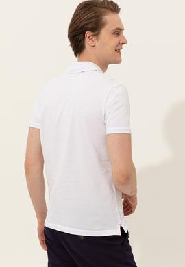 Erkek Mavi Polo Yaka T-Shirt - 50249175027