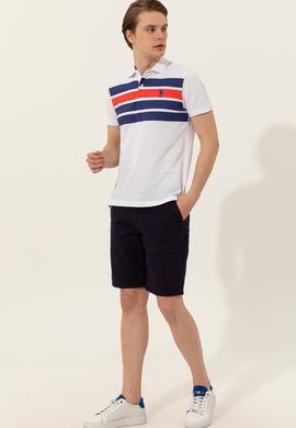 Erkek Mavi Polo Yaka T-Shirt - 50249175027
