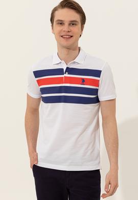 Erkek Mavi Polo Yaka T-Shirt - 50249175027