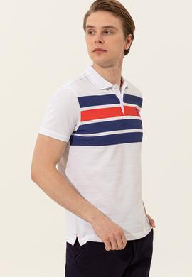 Erkek Mavi Polo Yaka T-Shirt - 50249175027