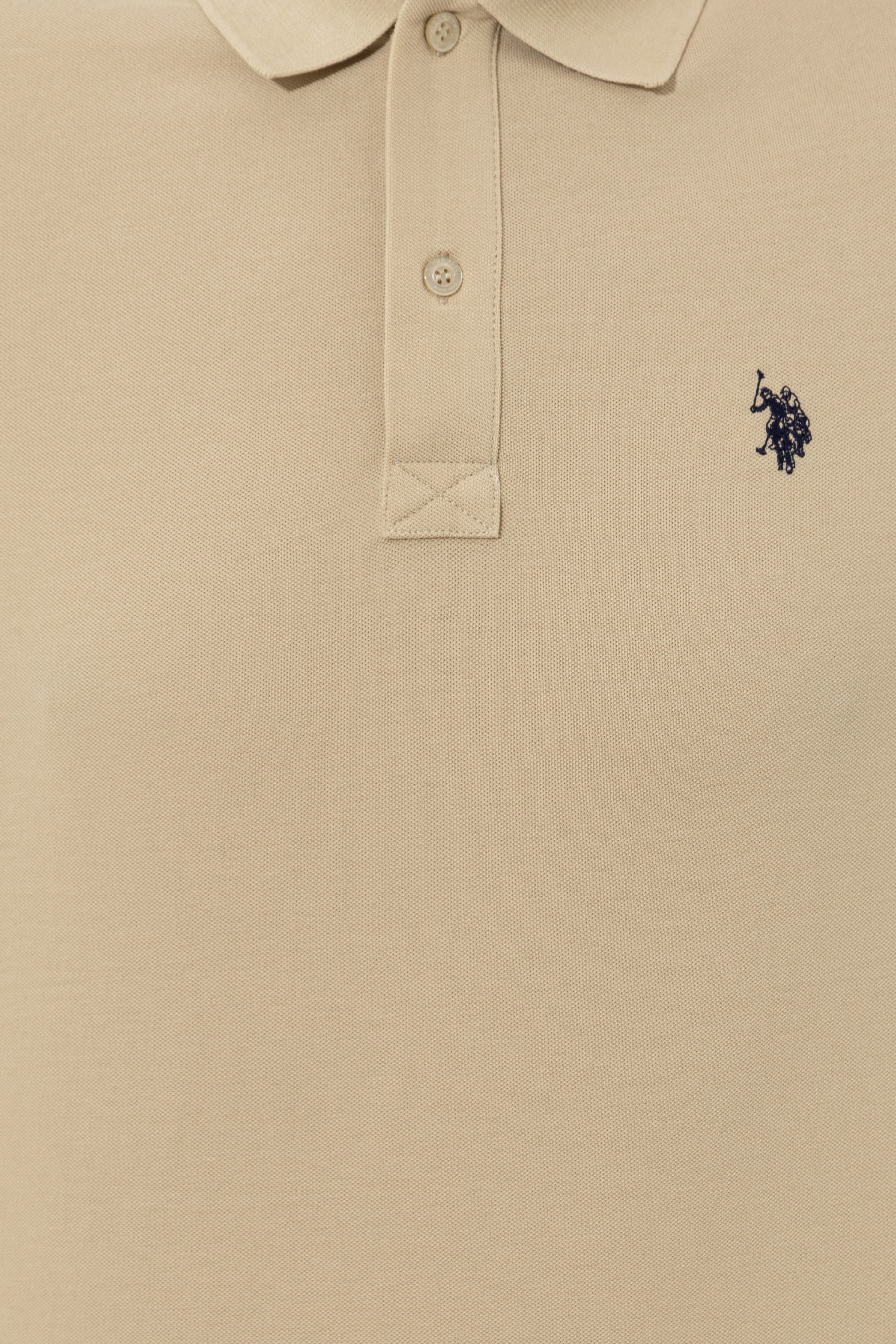 Erkek Taş Polo Yaka Basic T-Shirt - Image 6