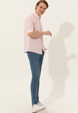 Erkek Pudra Uzun Kollu Gömlek - 50249578026