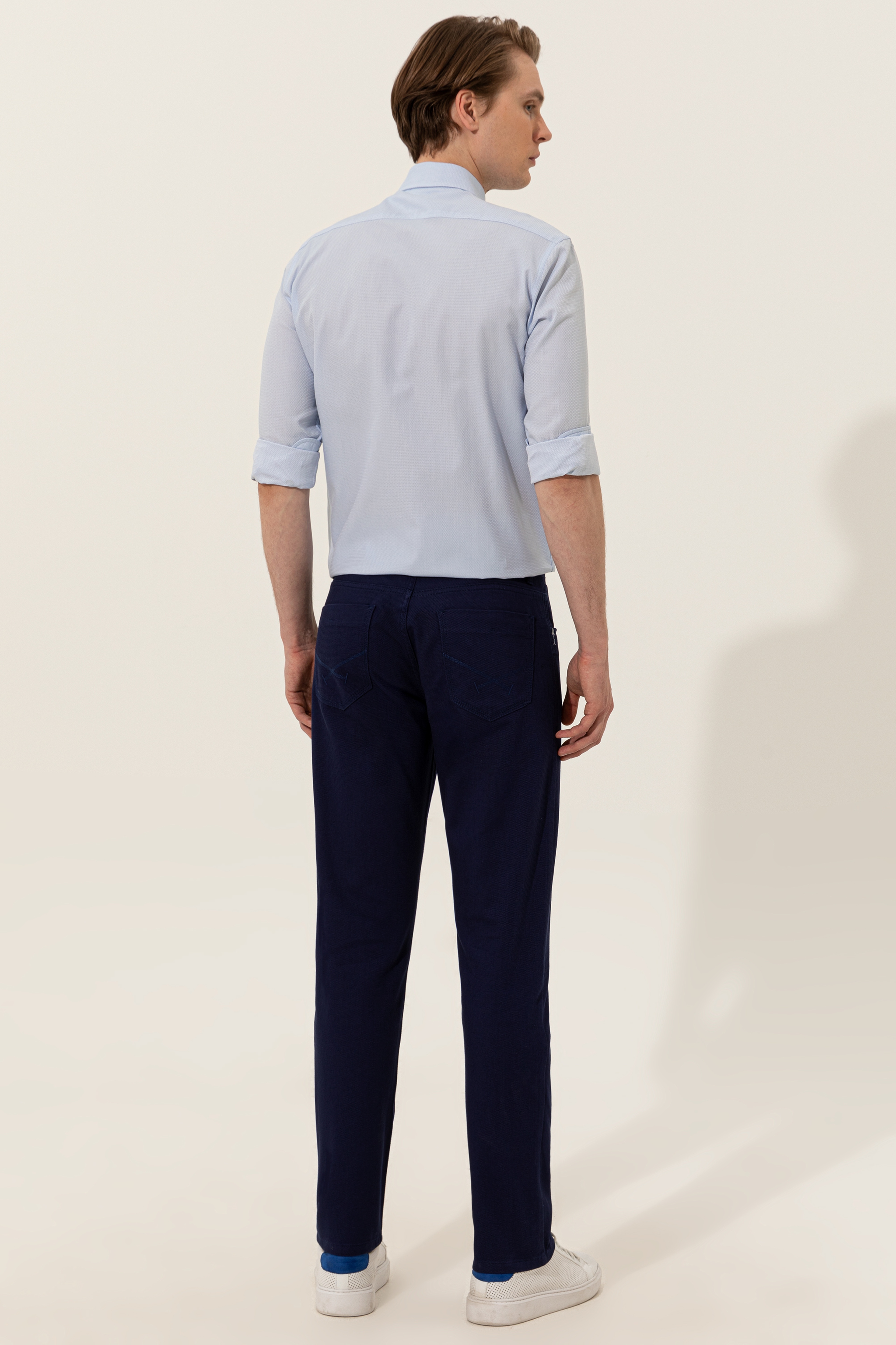 Erkek Lacivert Chinos - Image 4