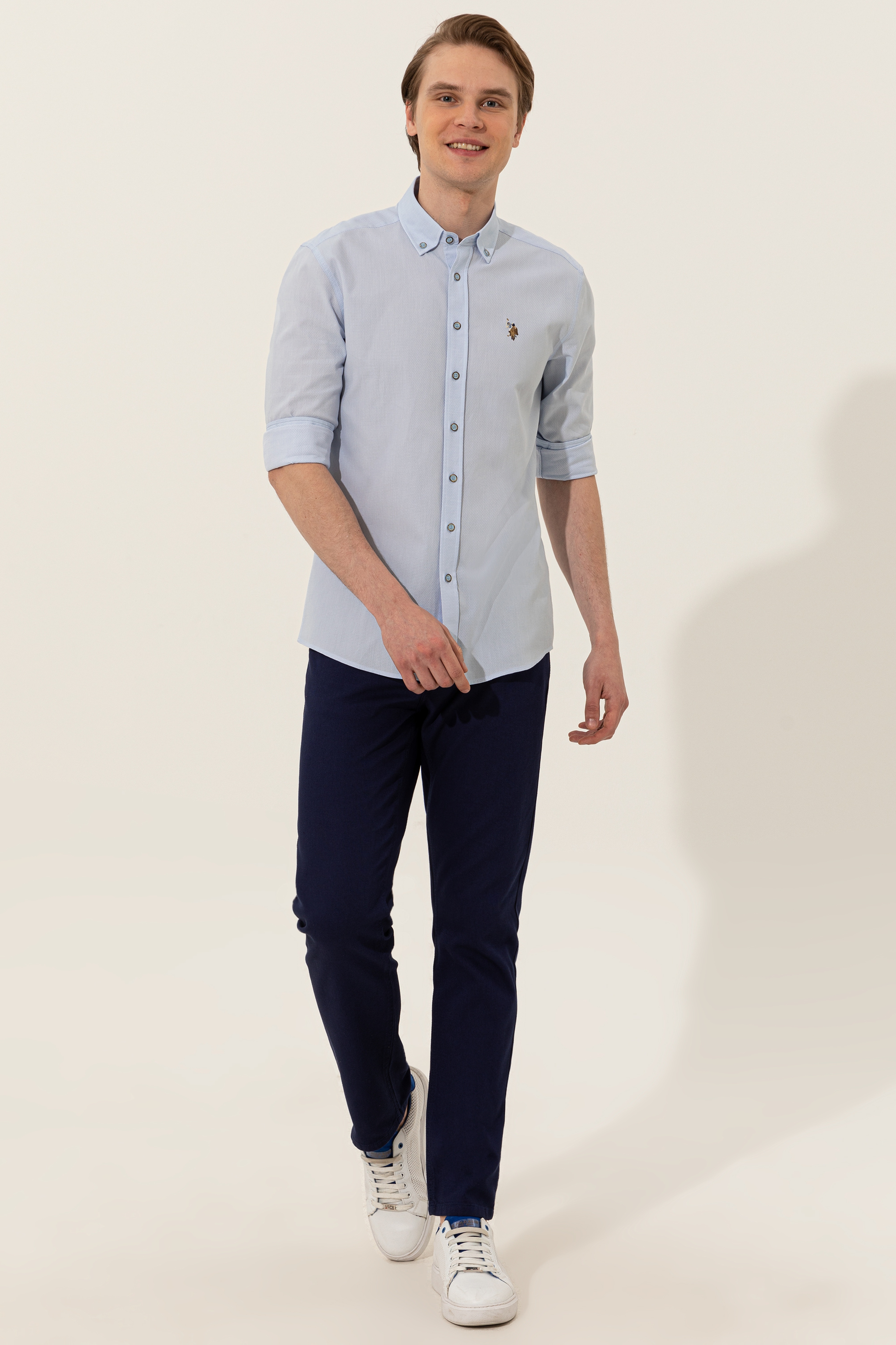 Erkek Lacivert Chinos - Image 1