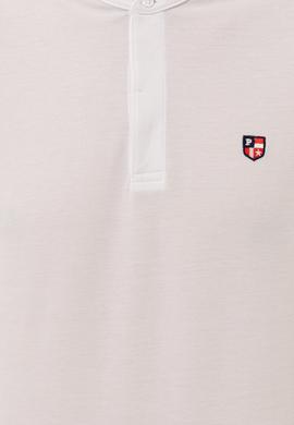 Erkek Beyaz Hakim Yaka Tişört - 50247366007