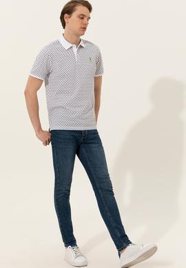 Erkek Lacivert Polo Yaka Tişört - 50248613003