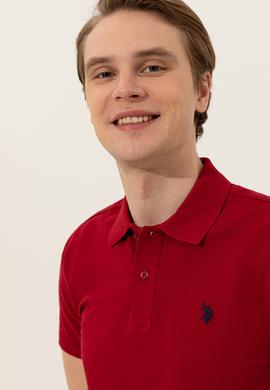 Erkek Bordo Basic Polo Yaka Tişört - 50249149042