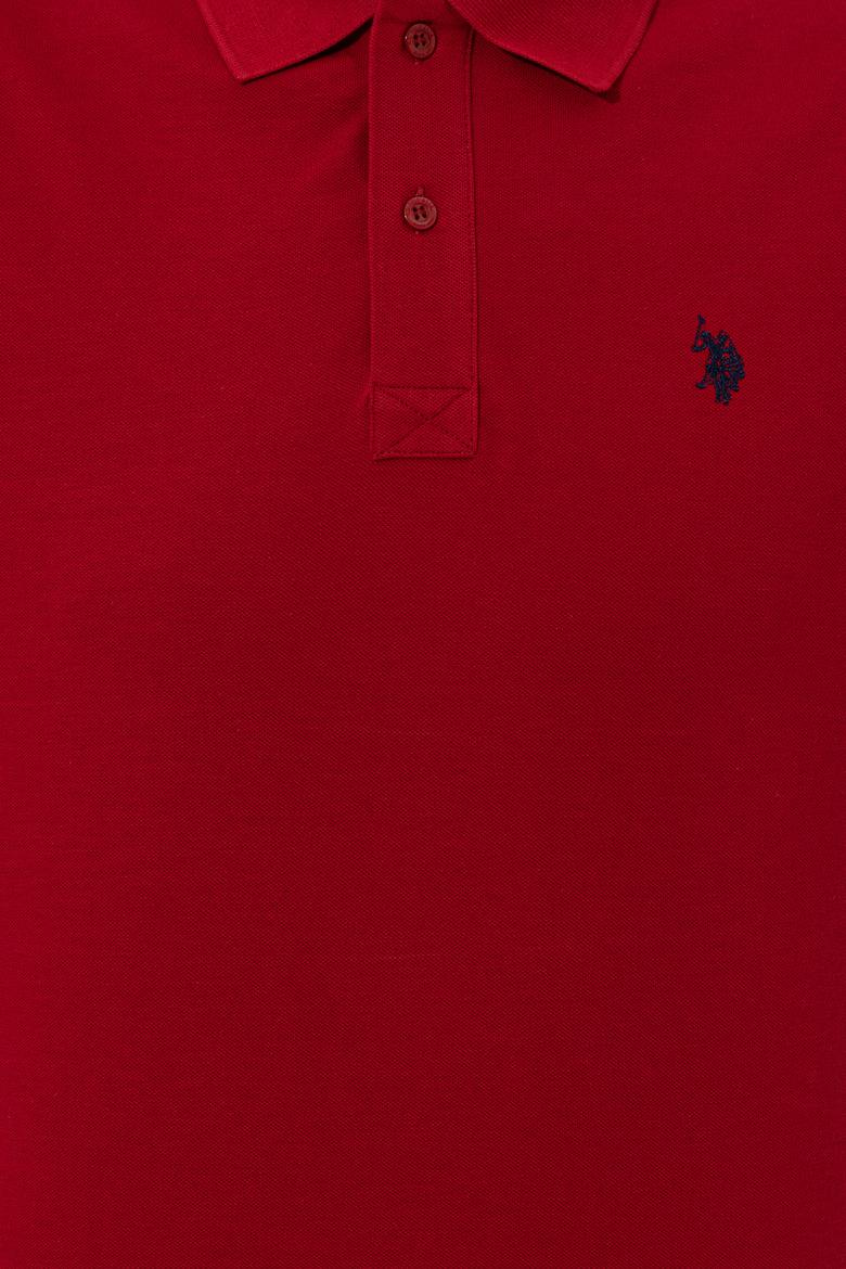 Erkek Bordo Basic Polo Yaka Tişört - 50249149042