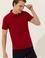 Erkek Bordo Basic Polo Yaka Tişört