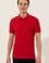 Erkek Kırmızı Basic Polo Yaka Tişört