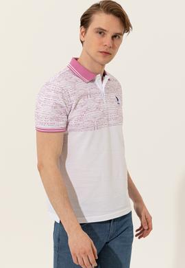 Erkek Menekşe Polo Yaka Tişört - 50249183017