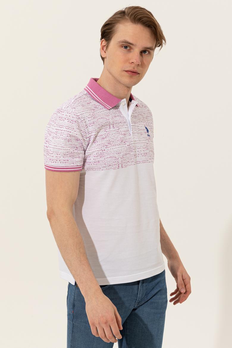 Erkek Menekşe Polo Yaka Tişört - 50249183017