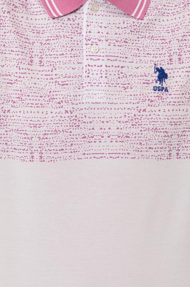 Erkek Menekşe Polo Yaka Tişört