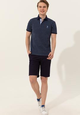 Erkek Lacivert Polo Yaka Tişört - 50249156011